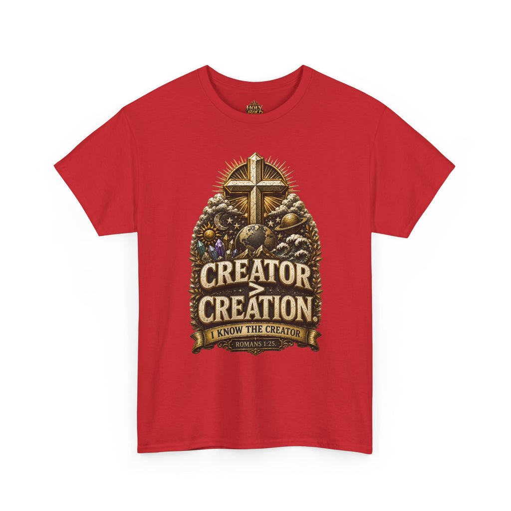 Creator of Creation Christian T‑Shirt — I Know The Creator Gospel Tee