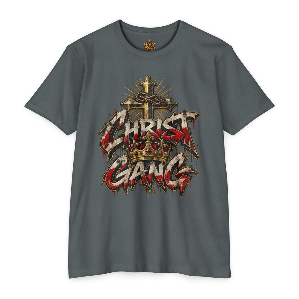 Christian 'Christ Gang' Graphic T-Shirt — Crown & Cross Faith Tee