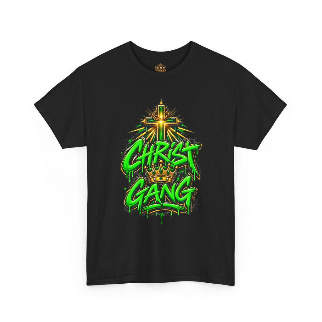 Neon Green Christ Gang Streetwear T-Shirt