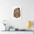 One Moment Can Change Eternity Matte Canvas — Inspirational Christian Wall Art (Stretched)