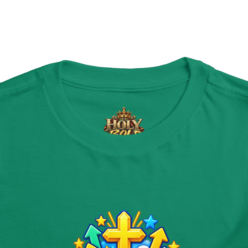 Toddler Tee — "When the World Looks Down, I Look Up"