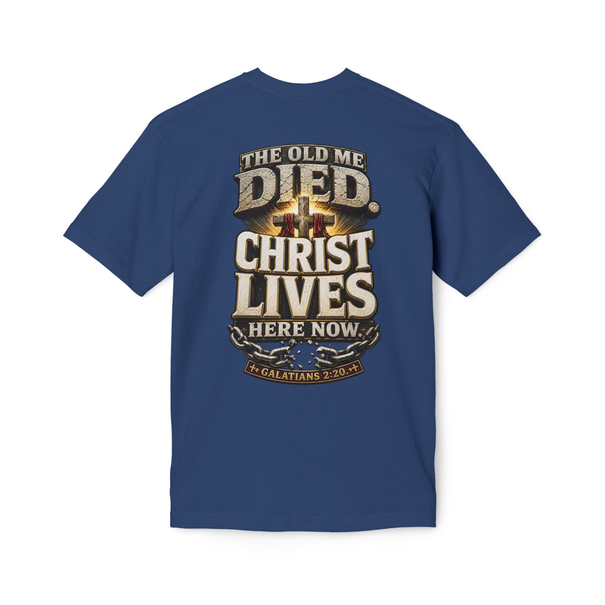 "The Old Me Died, Christ Lives Here Now"