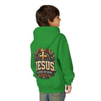 Youth Hoodie – "Jesus: One Name, One Savior"