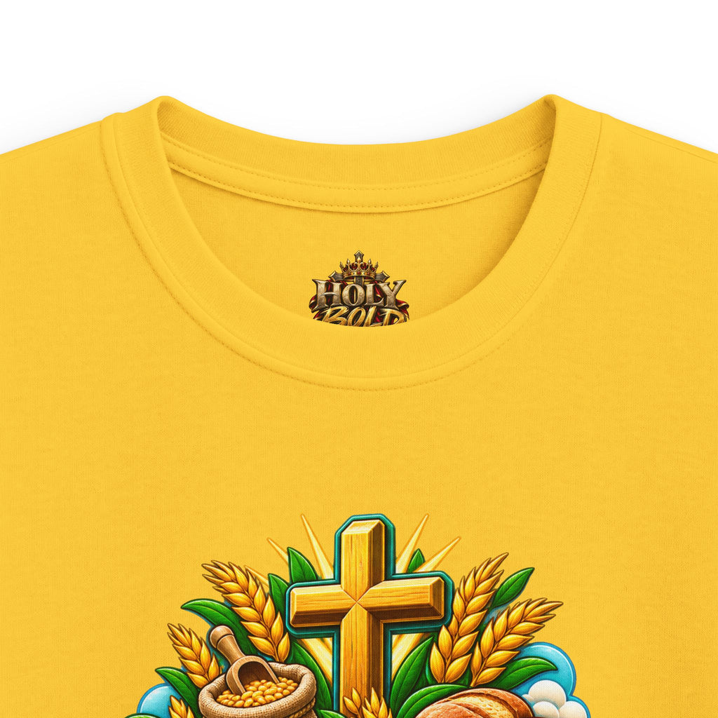Kids T‑Shirt — "When the World Can't Provide, God Provides" Christian Tee