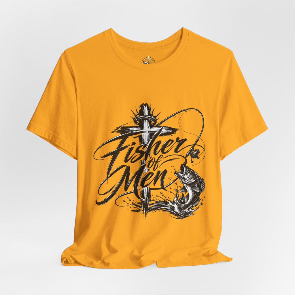 Christian 'Fisher of Men' T-Shirt — Matthew 4:19 Fishing Faith Tee