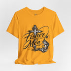 Christian 'Fisher of Men' T-Shirt — Matthew 4:19 Fishing Faith Tee