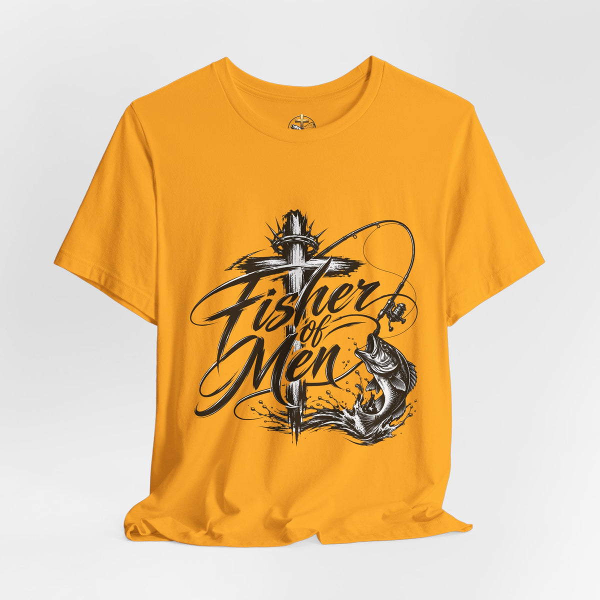Christian 'Fisher of Men' T-Shirt — Matthew 4:19 Fishing Faith Tee