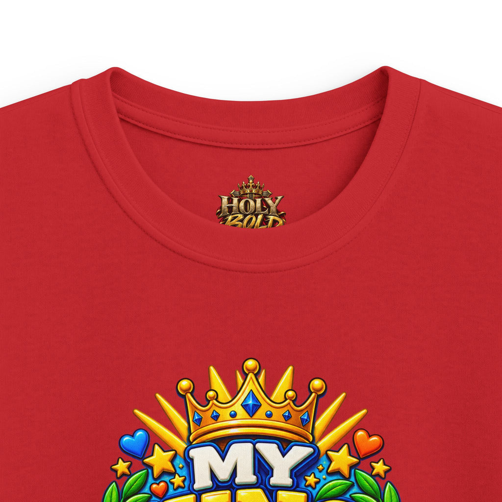 Kids Tee — "My King Is Alive! He Is Risen"