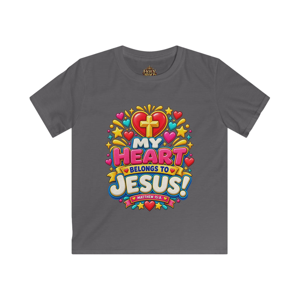 Kids Tee — "My Heart Belongs to Jesus"