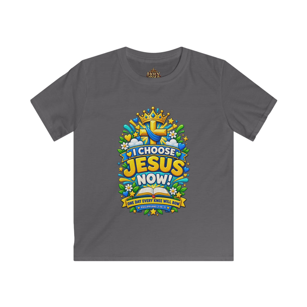 Kids Tee — "I Choose Jesus Now!"