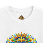 Kids Tee — Bright "Jesus! One Savior, One Name"