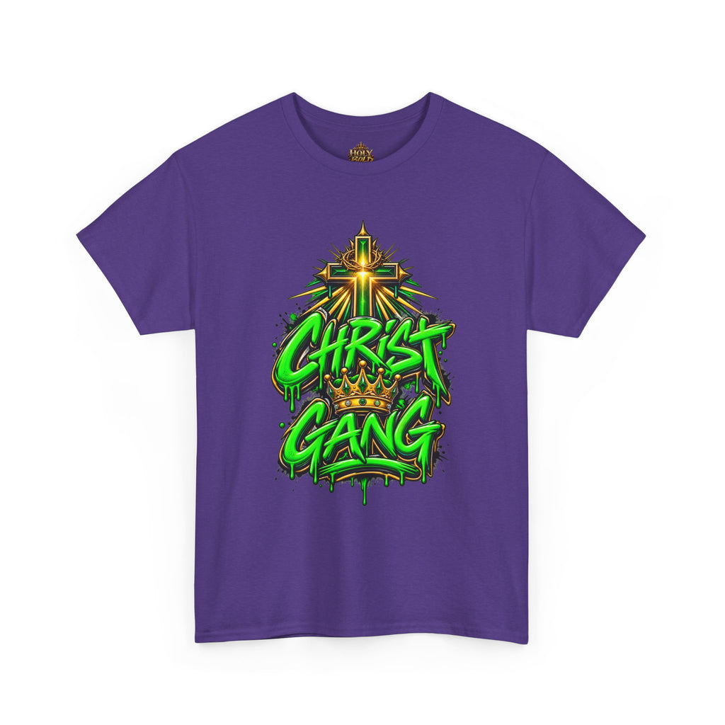 Neon Green Christ Gang Streetwear T-Shirt