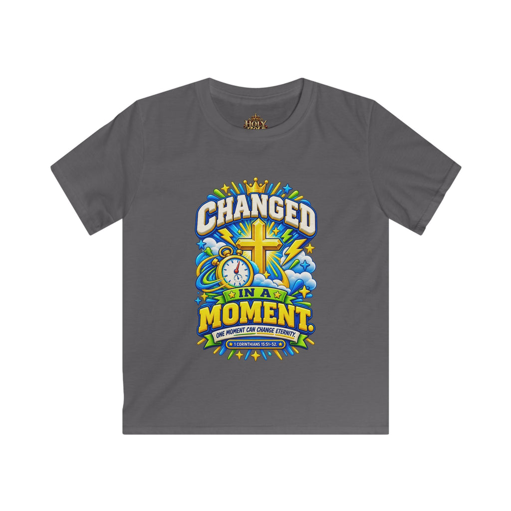 Kids Tee — "Changed in a Moment"
