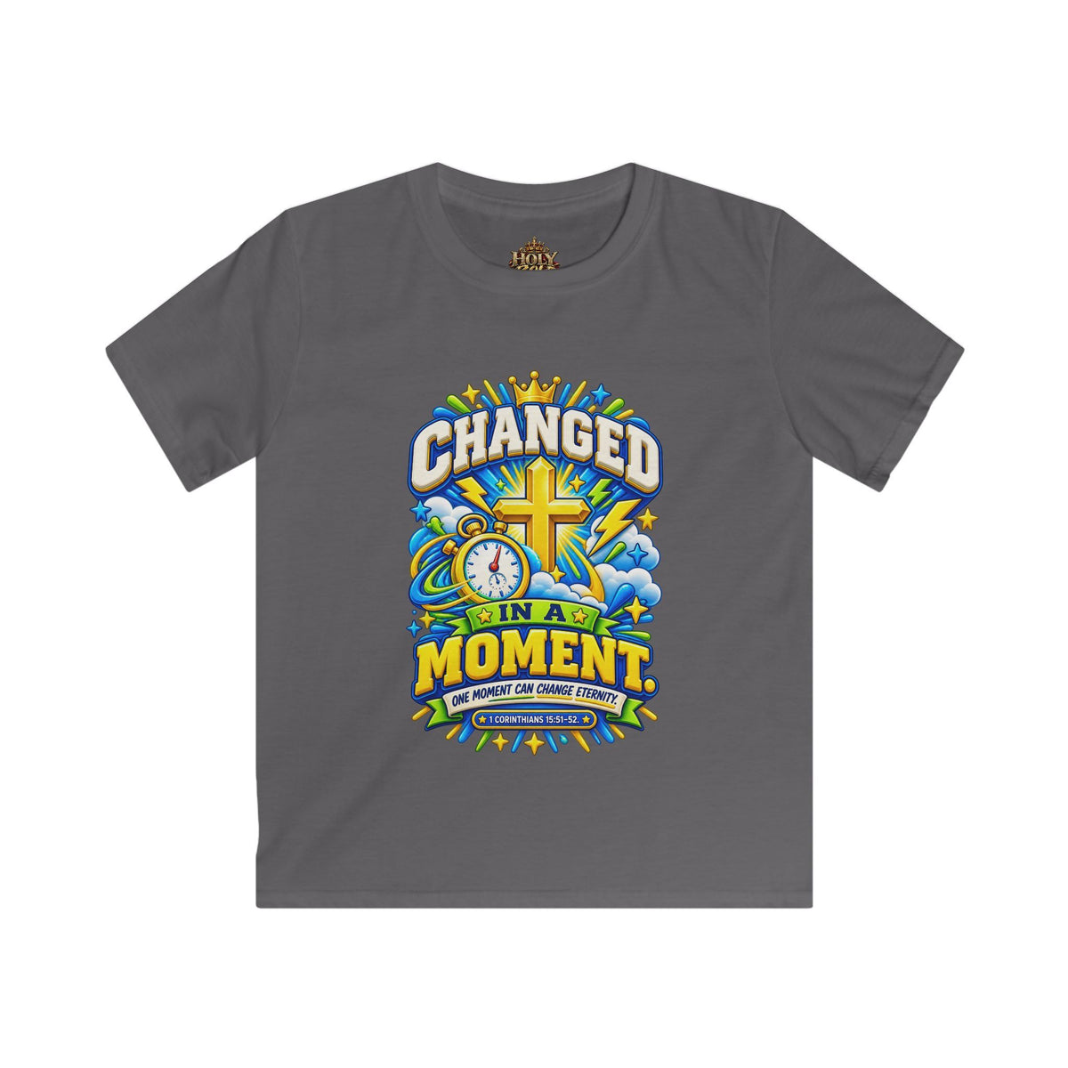 Kids Tee — "Changed in a Moment"