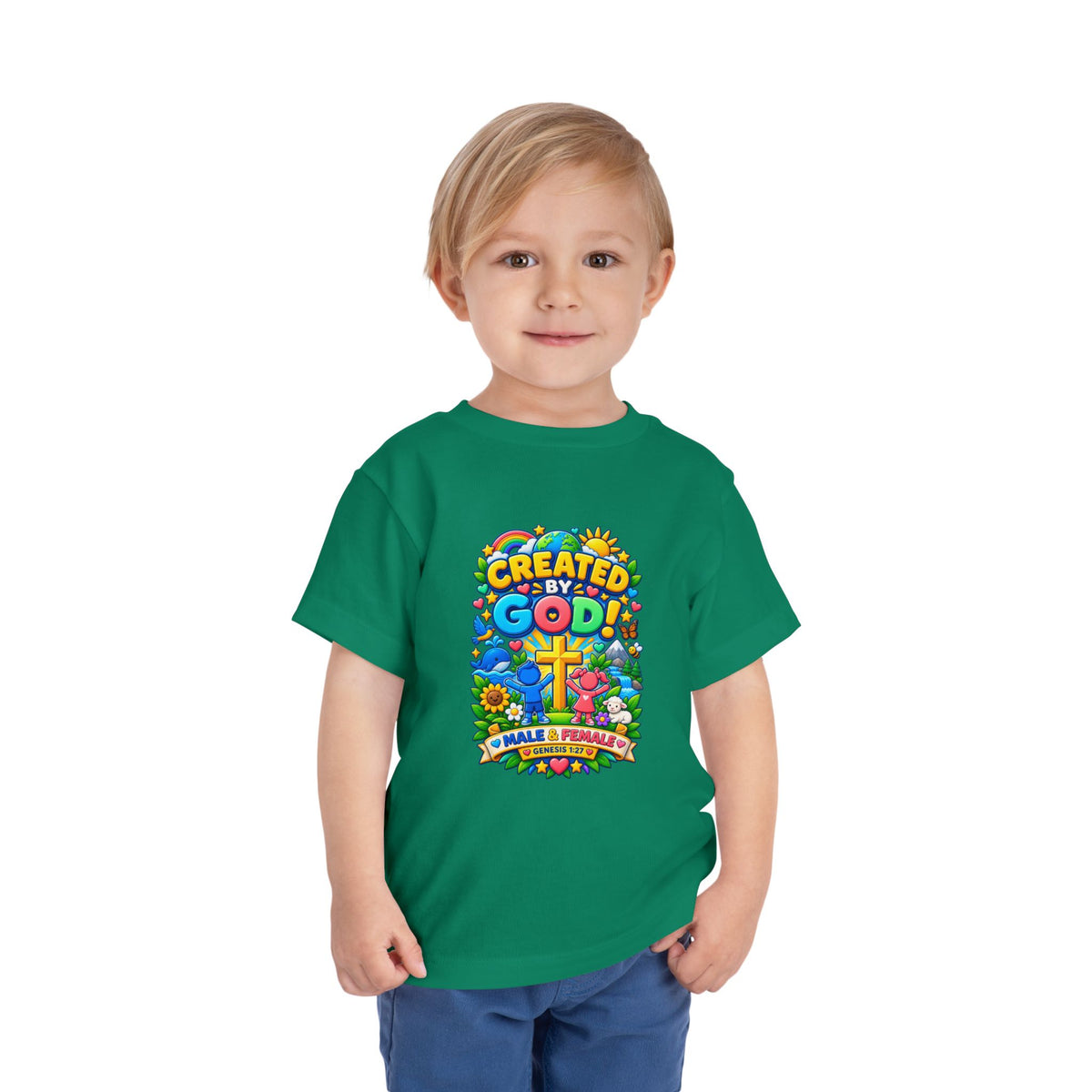 Created by God Toddler Tee