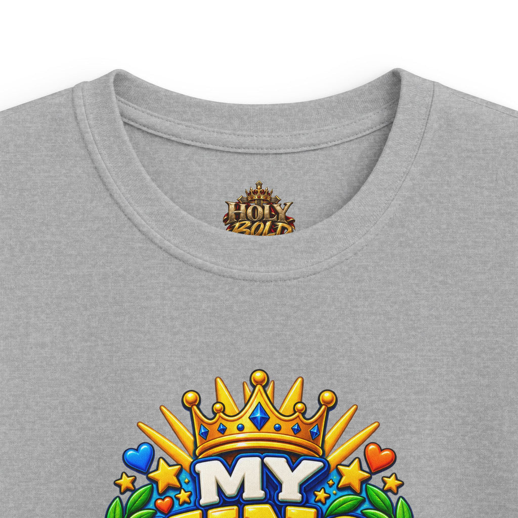 Kids Tee — "My King Is Alive! He Is Risen"