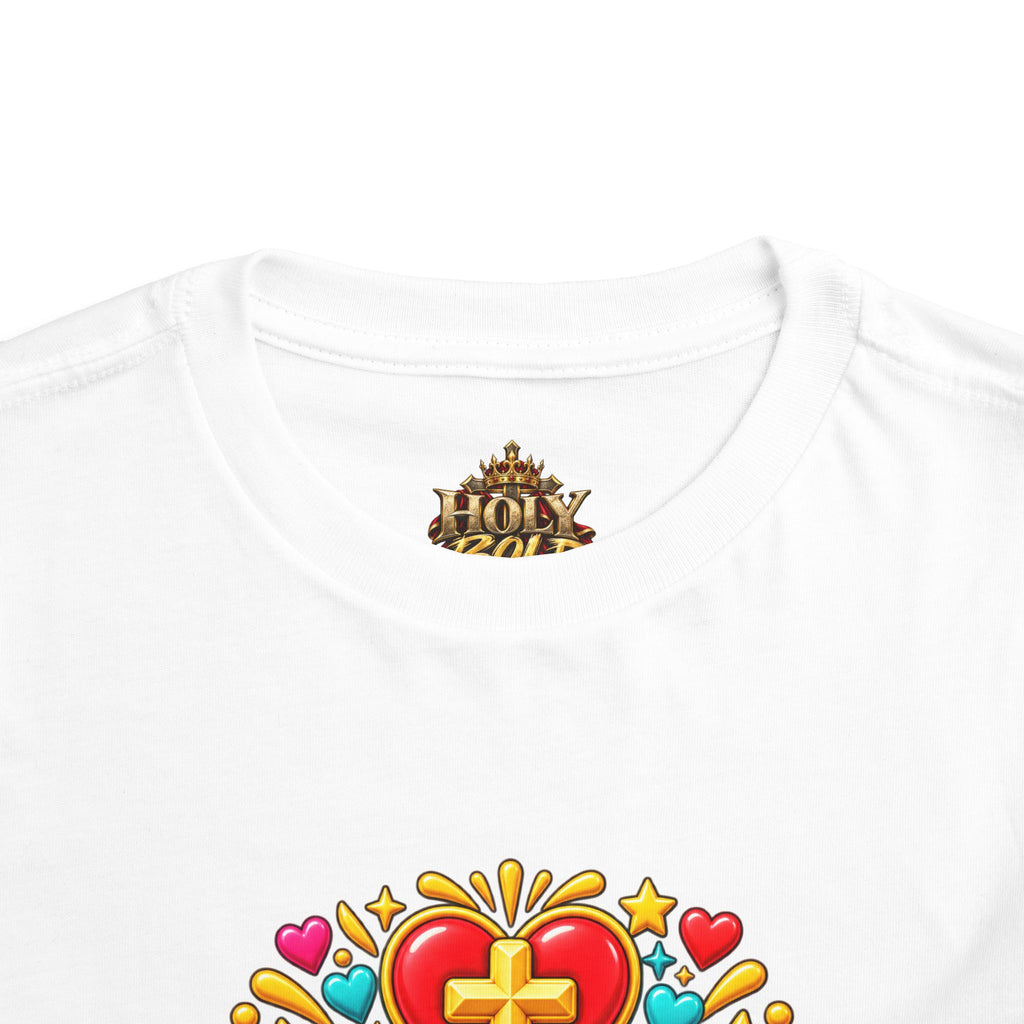 Toddler Tee — “My Heart Belongs to Jesus”