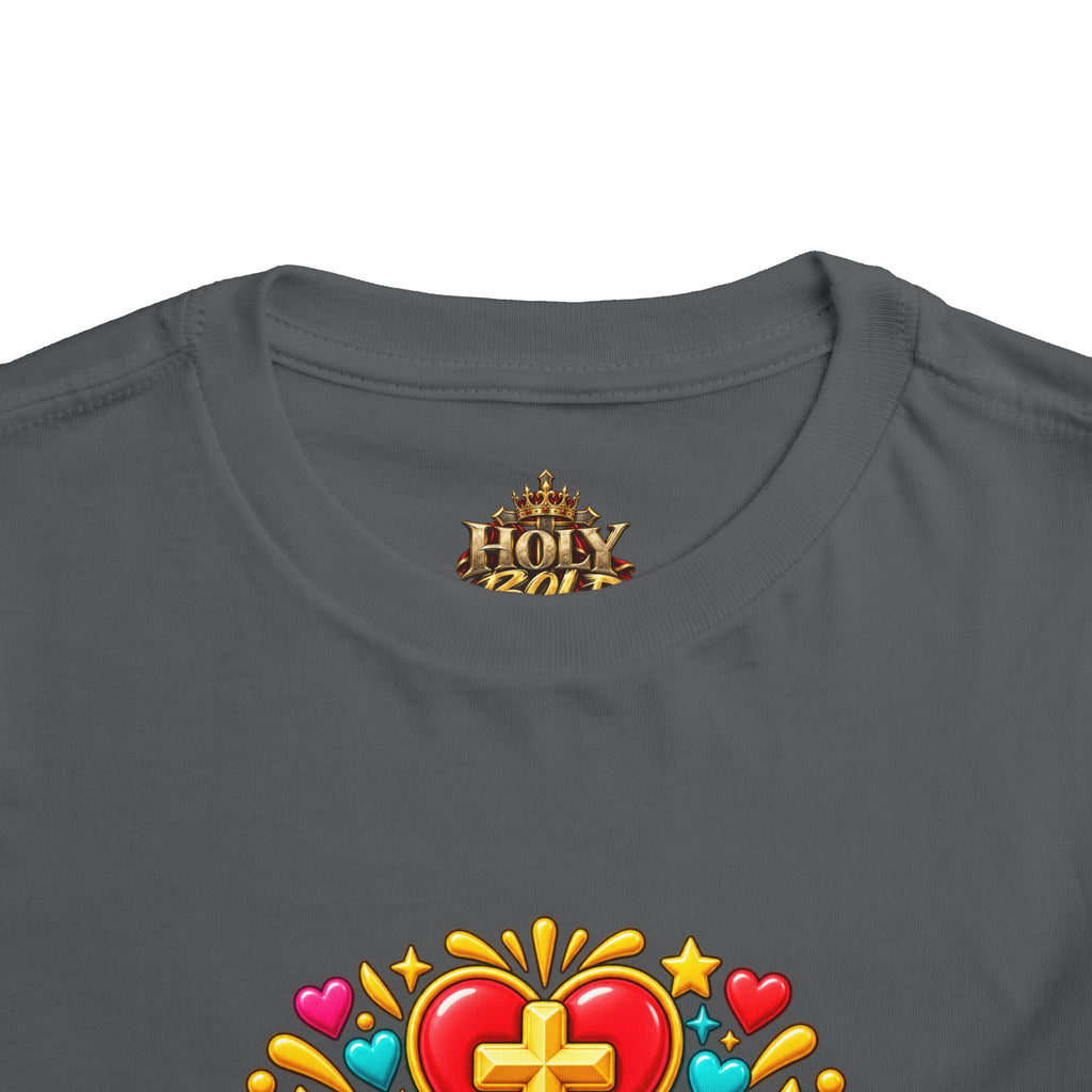 Toddler Tee — “My Heart Belongs to Jesus”