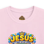 Kids Jesus Alpha Omega T-Shirt — "Beginning and the End" Christian Tee