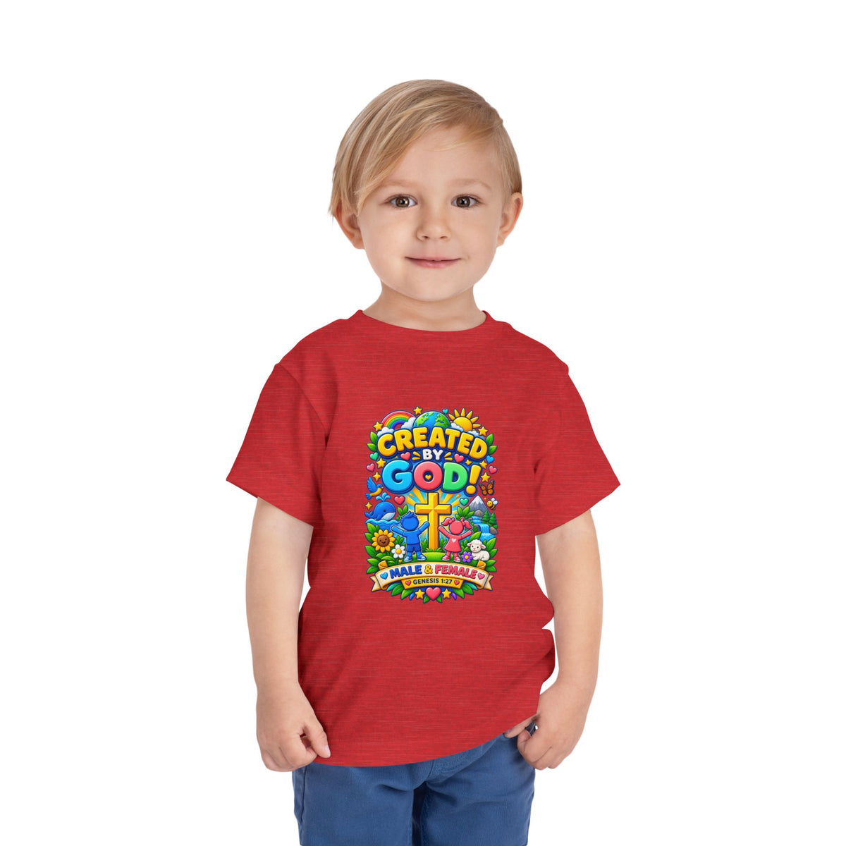 Created by God Toddler Tee