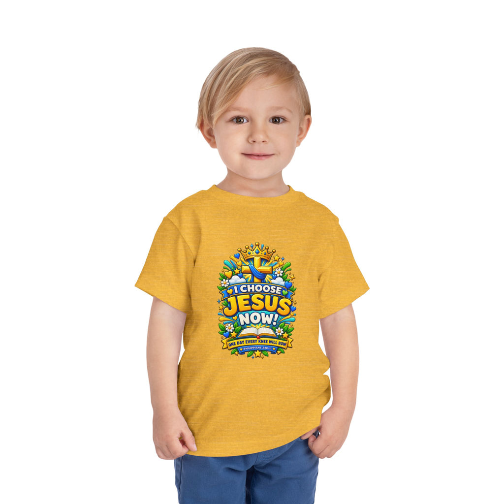 I Choose Jesus Now Toddler Tee
