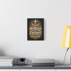 Marriage Covenant Canvas - "Marriage is More Than a Contract, It's a Covenant" Christian Wall Art