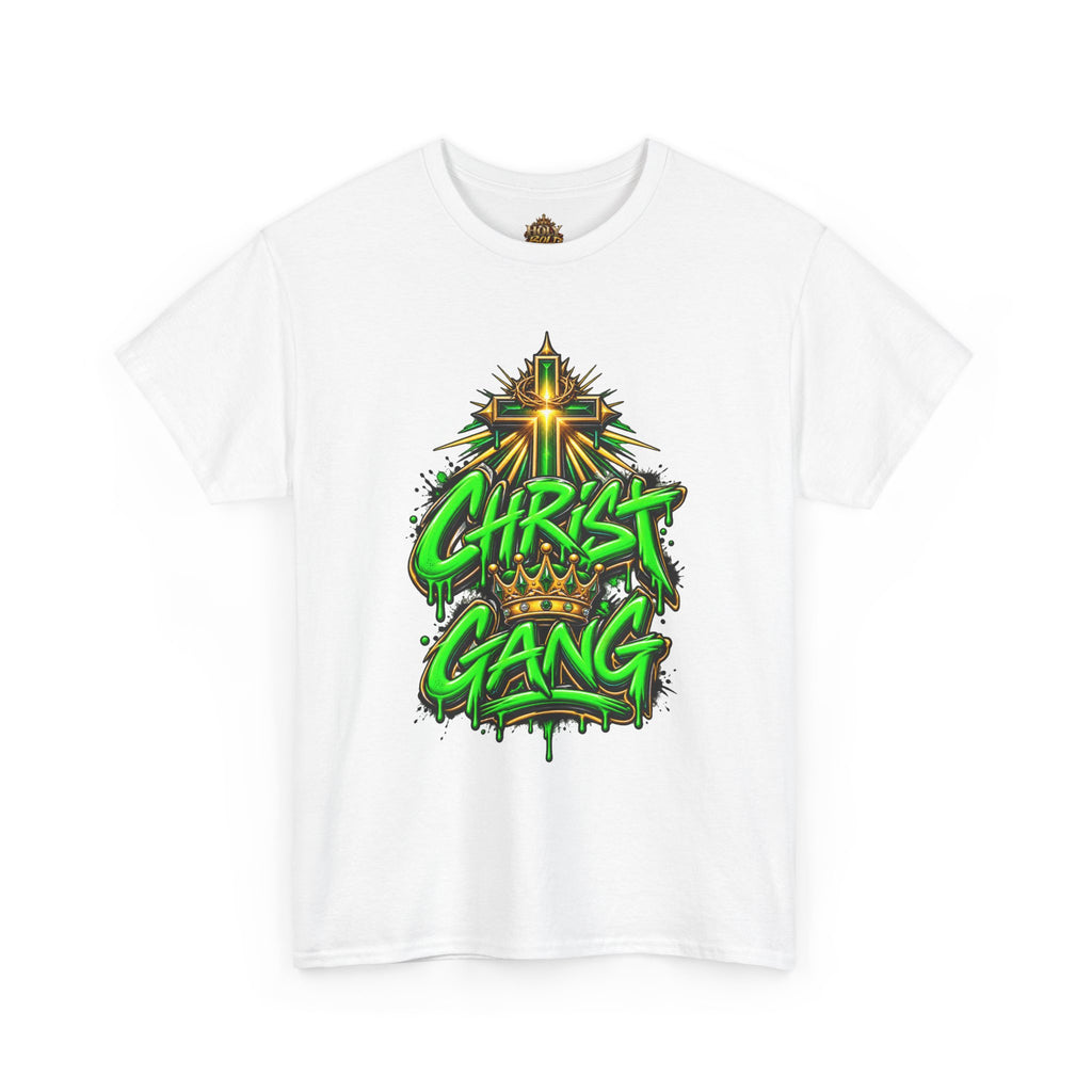 Neon Green Christ Gang Streetwear T-Shirt