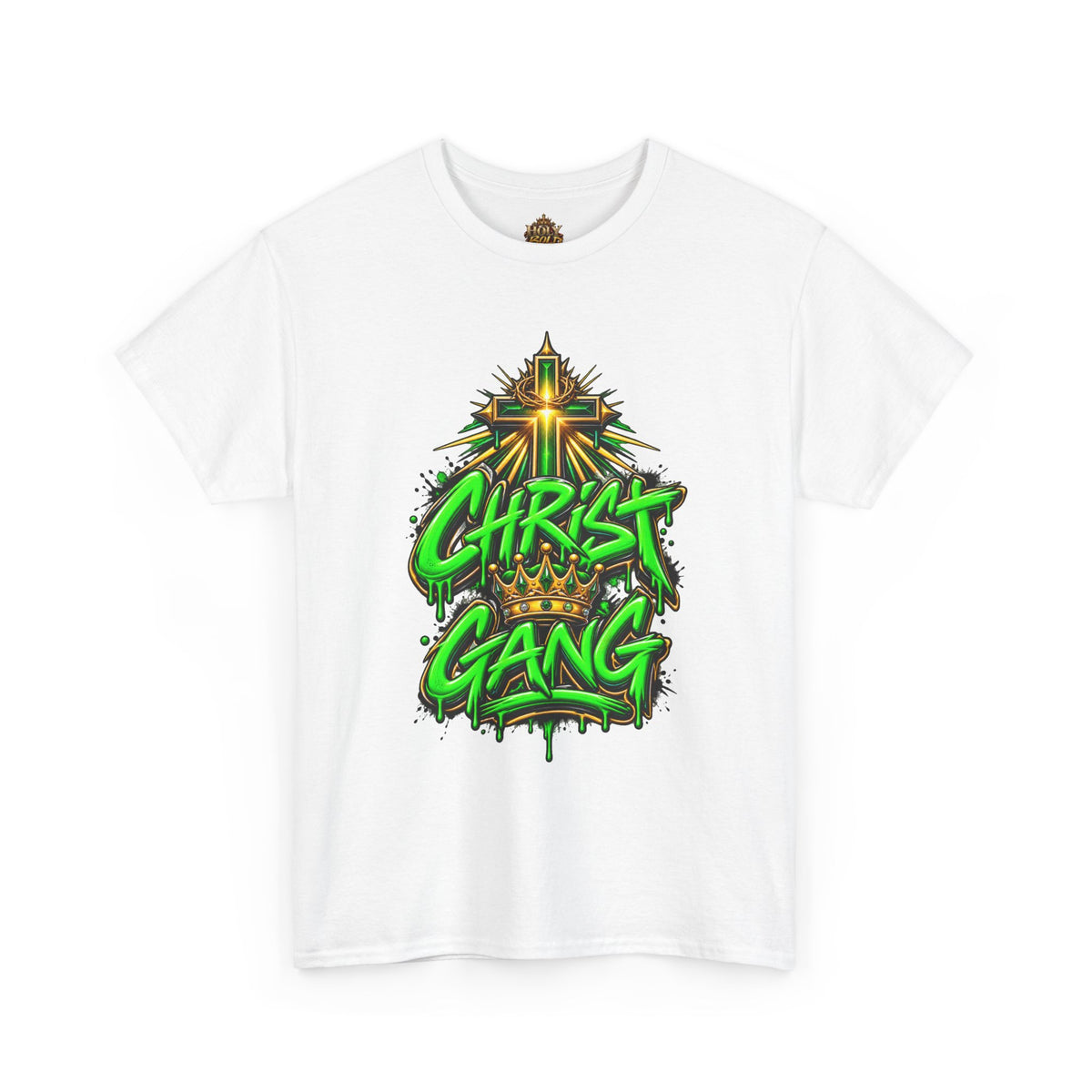 Neon Green Christ Gang Streetwear T-Shirt