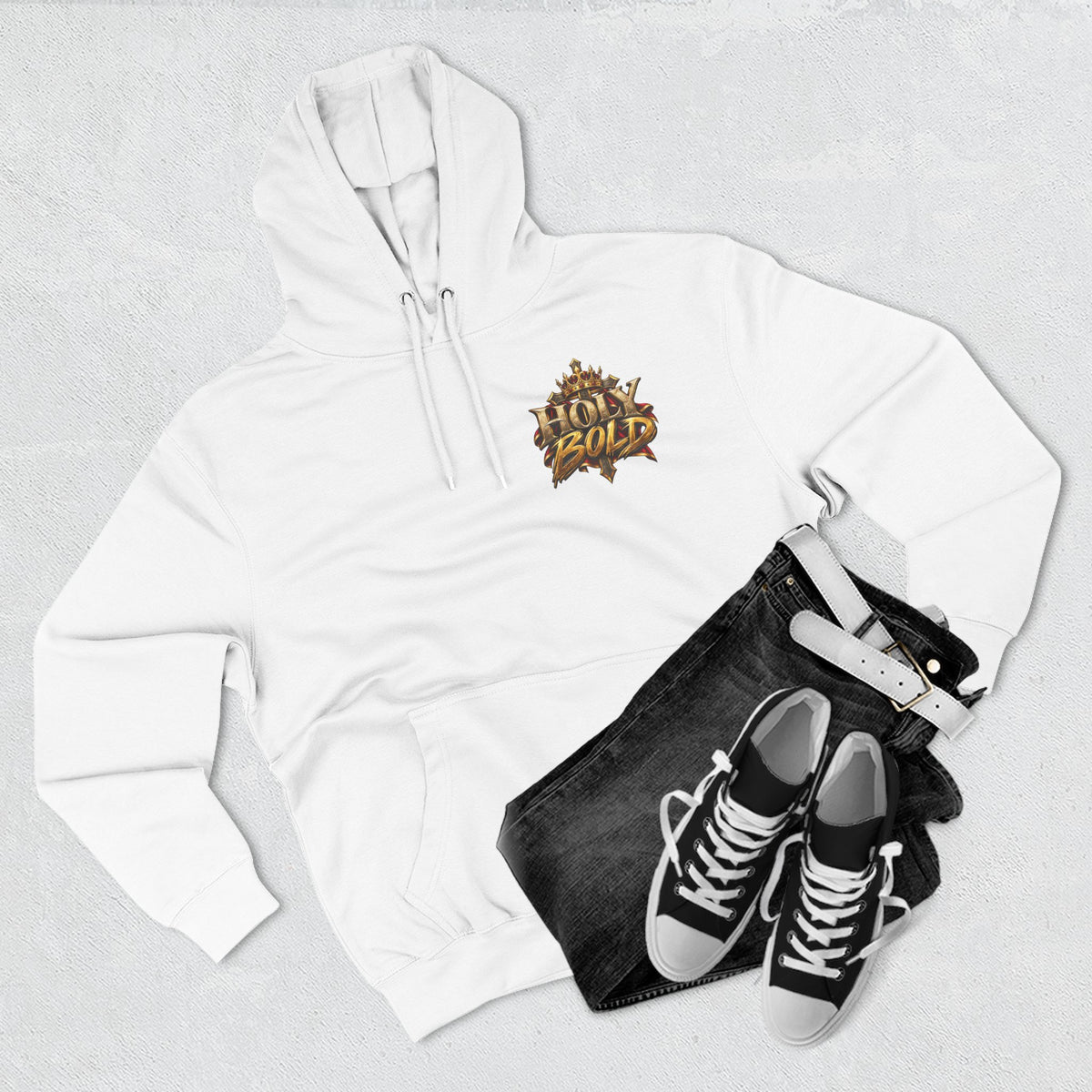 "God's Promise" Cross & Rainbow Christian Pullover
