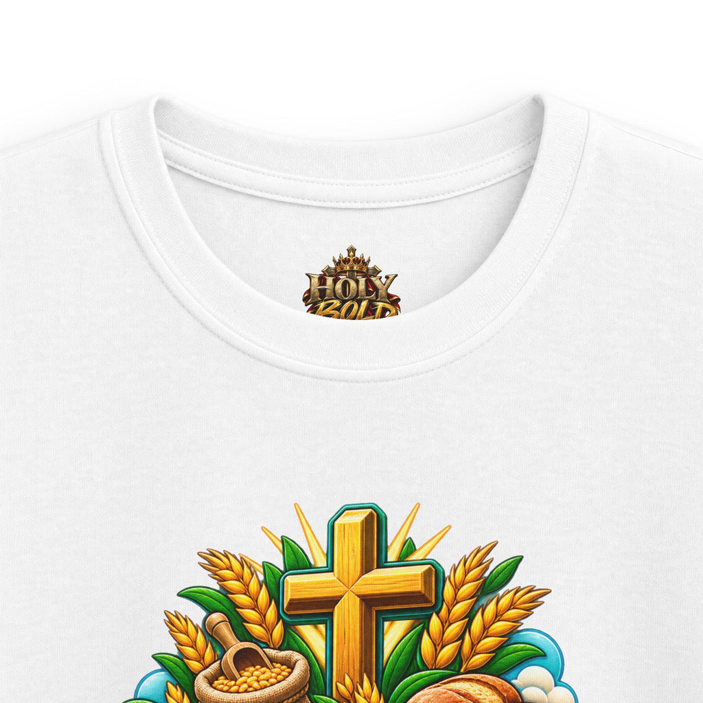 Kids T‑Shirt — "When the World Can't Provide, God Provides" Christian Tee