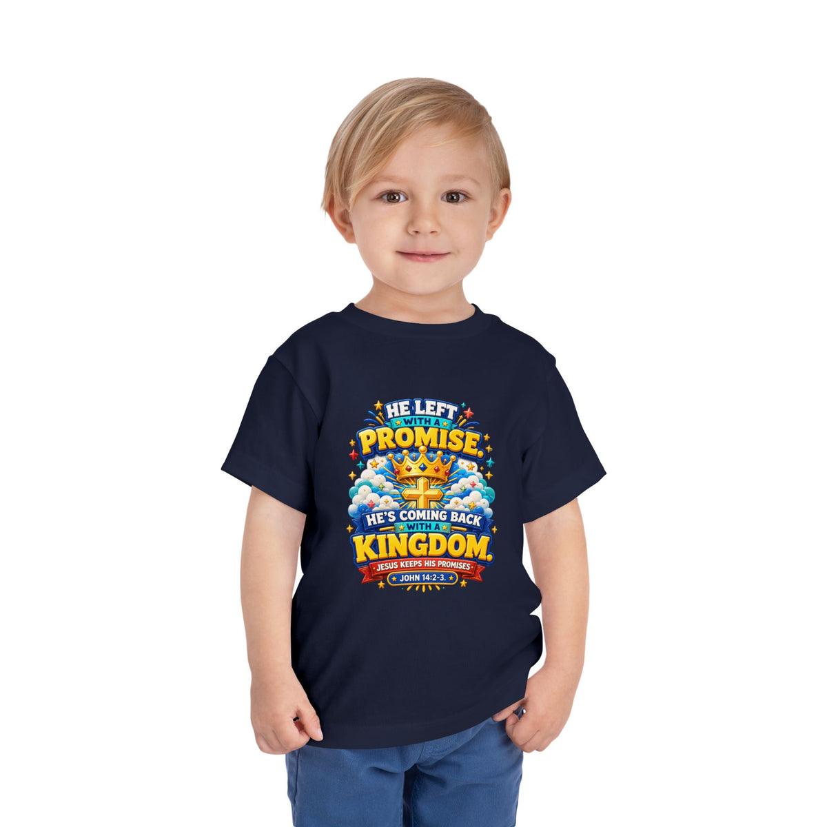 Toddler Tee — "He’s Coming Back"