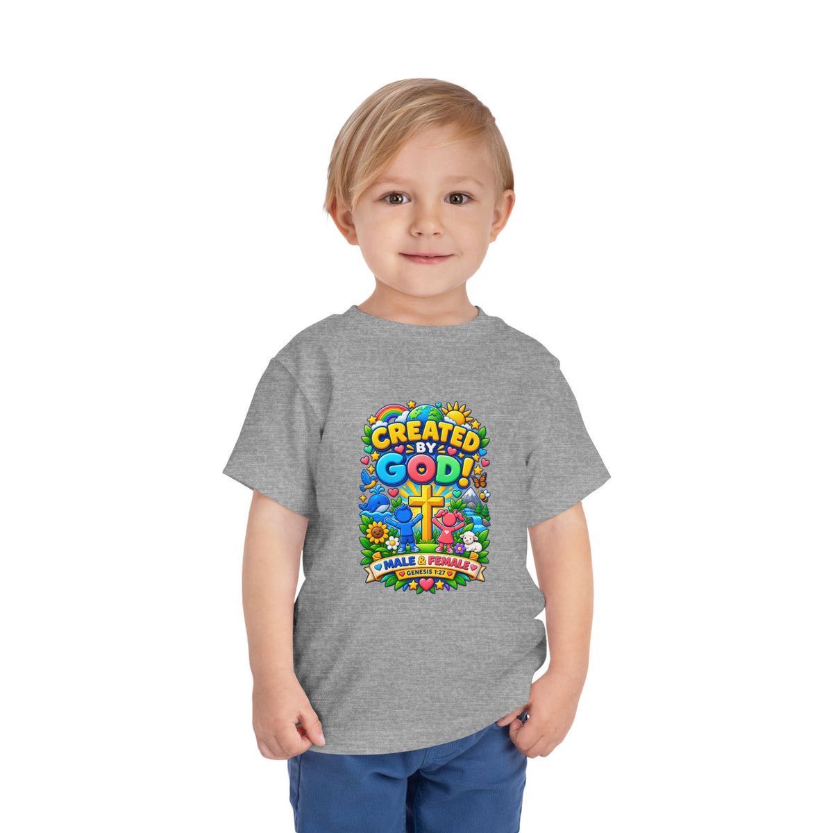 Created by God Toddler Tee