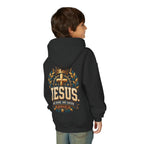 Youth Hoodie – "Jesus: One Name, One Savior"