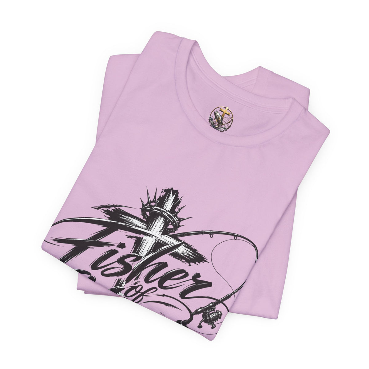 Christian 'Fisher of Men' T-Shirt — Matthew 4:19 Fishing Faith Tee