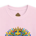 Kids Tee — Bright "Jesus! One Savior, One Name"
