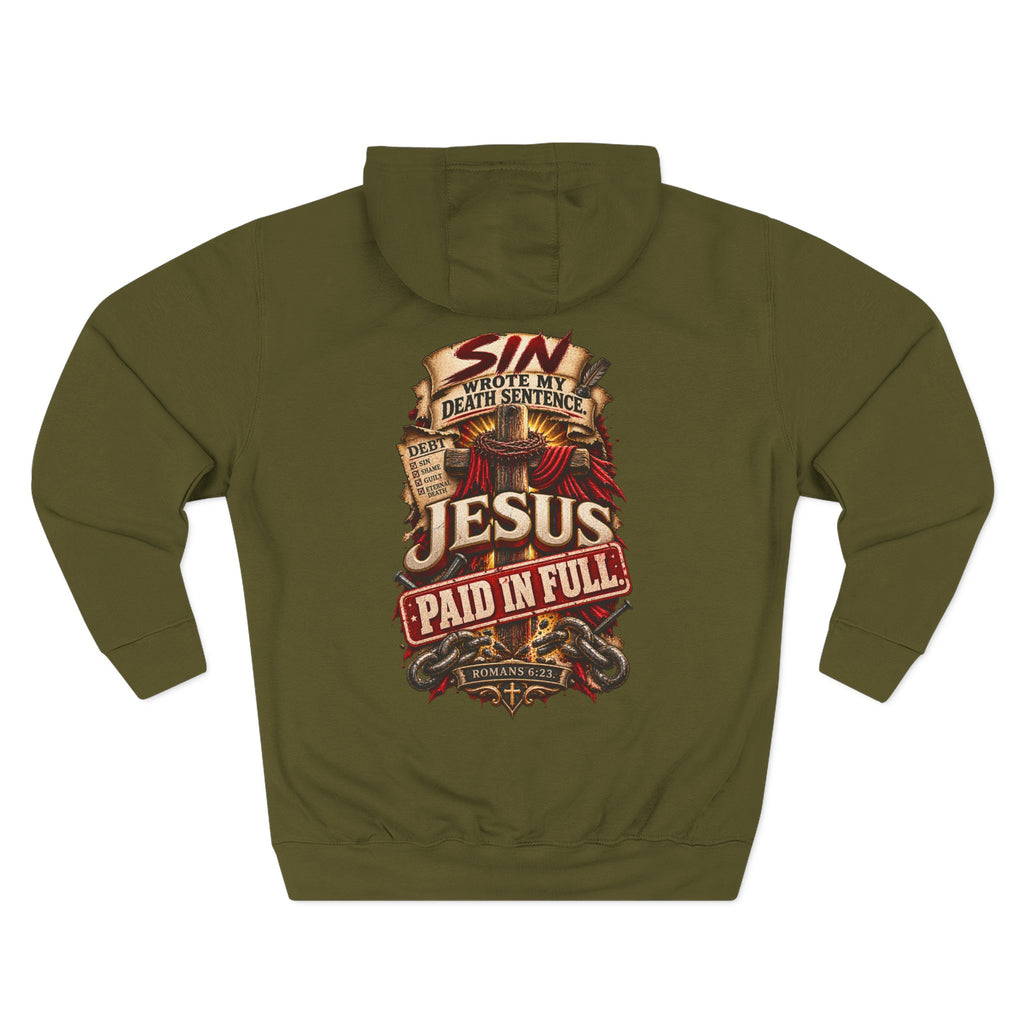 Jesus Paid in Full - Graphic Fleece Pullover