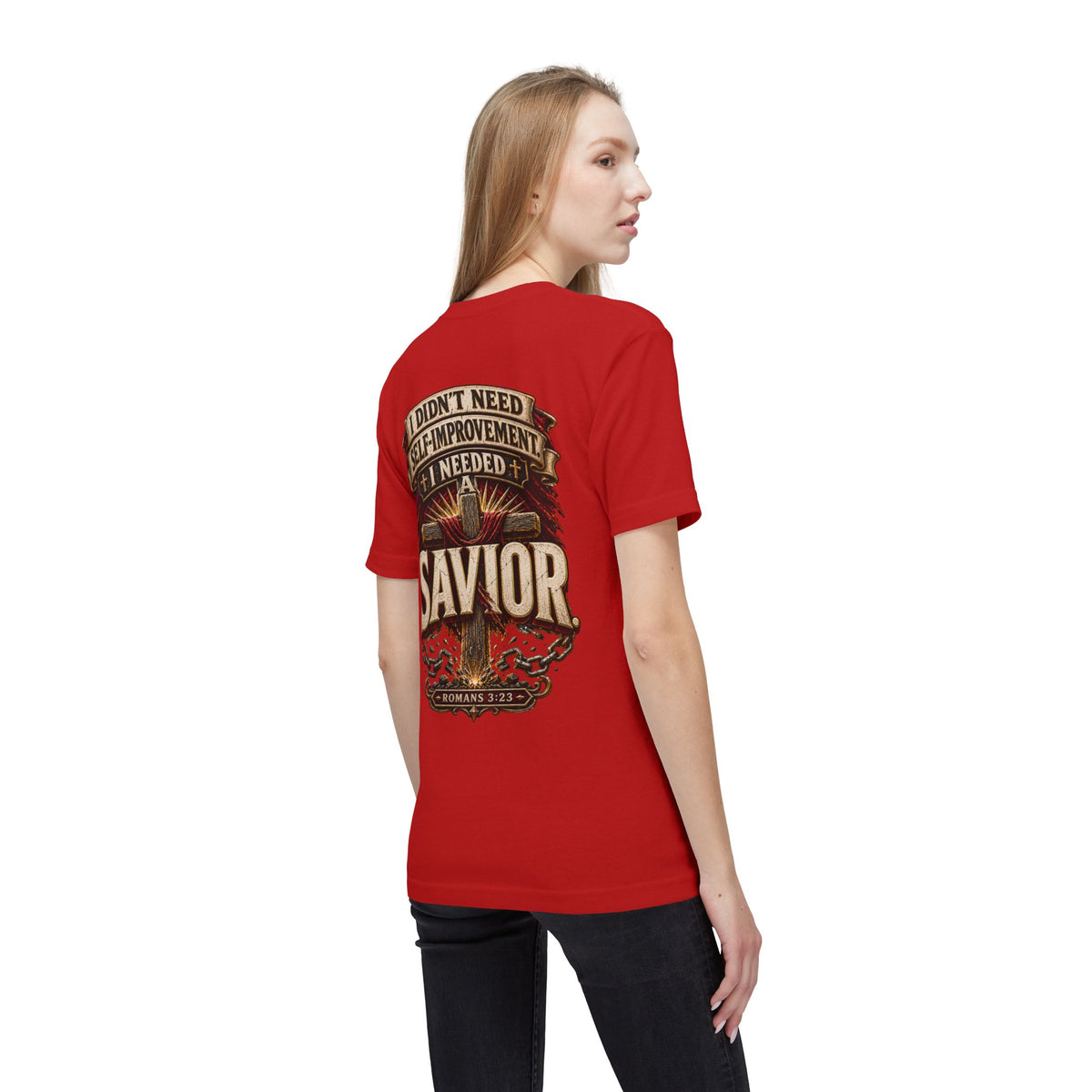 "I Didn't Need Self-Improvement, I Needed A Savior" Faith Shirt