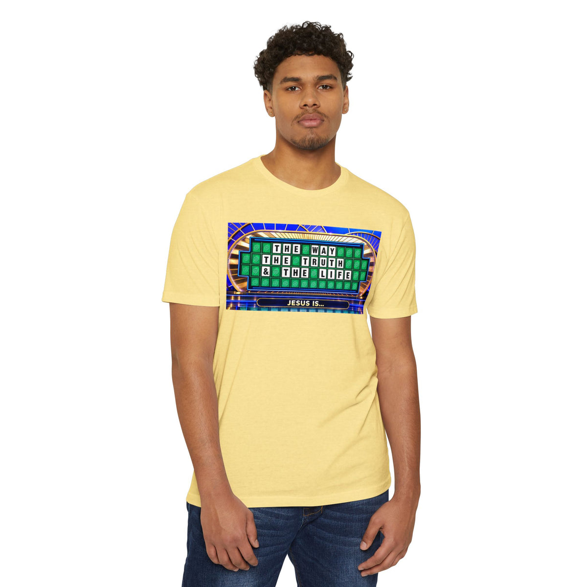 Christian Wheel of Fortune T-Shirt — "The Way, The Truth & The Life" Design