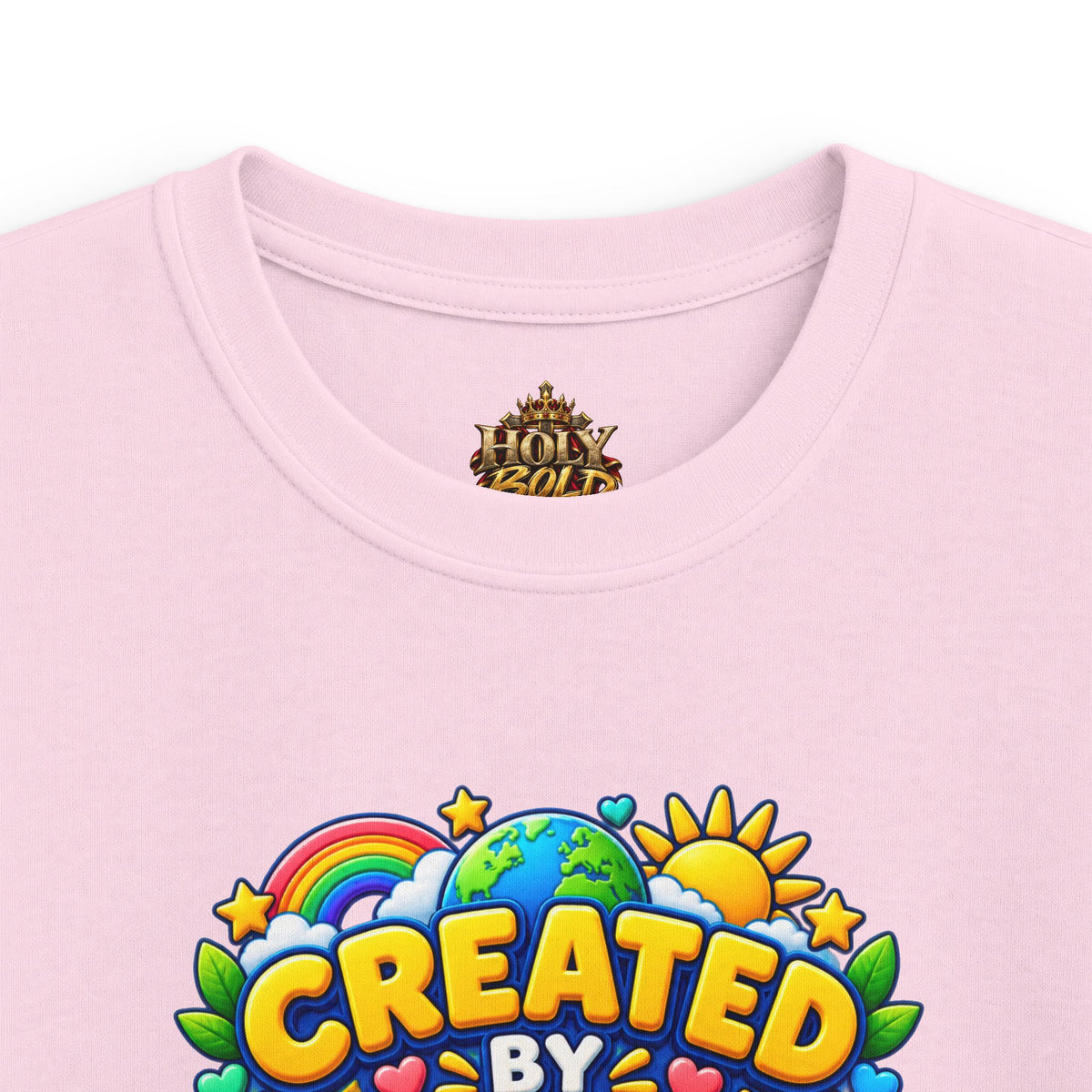 Kids Tee — "Created by God"