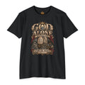 God Alone T-Shirt — "No Other Gods" Vintage Faith Graphic Tee