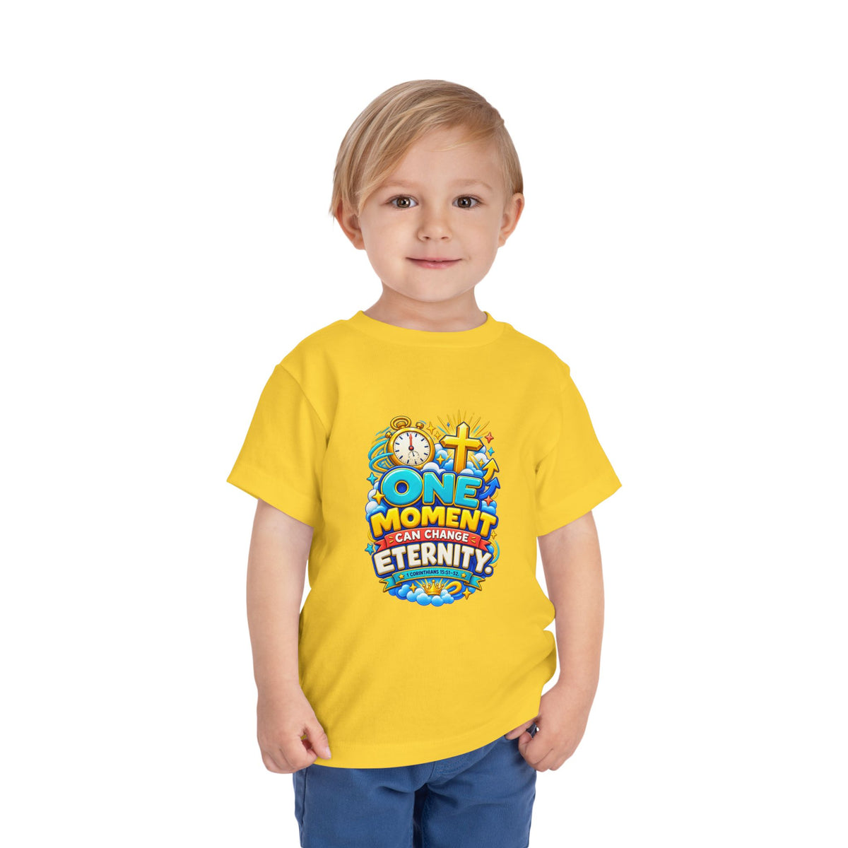 Toddler Tee — "One Moment Can Change Eternity"