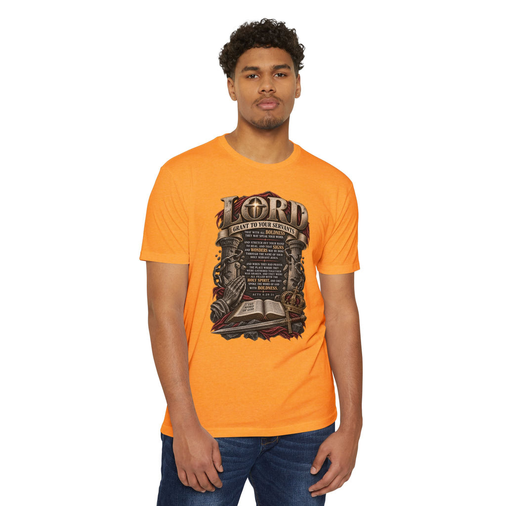 Christian Prayer T-Shirt — "Lord, I Want to Be Your Servant" Bible Verse Tee