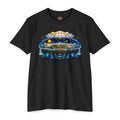Biblical Flat Earth Illustration T-Shirt — 'God Created the Heavens and the Earth' Graphic Tee