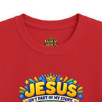 Kids Jesus Alpha Omega T-Shirt — "Beginning and the End" Christian Tee