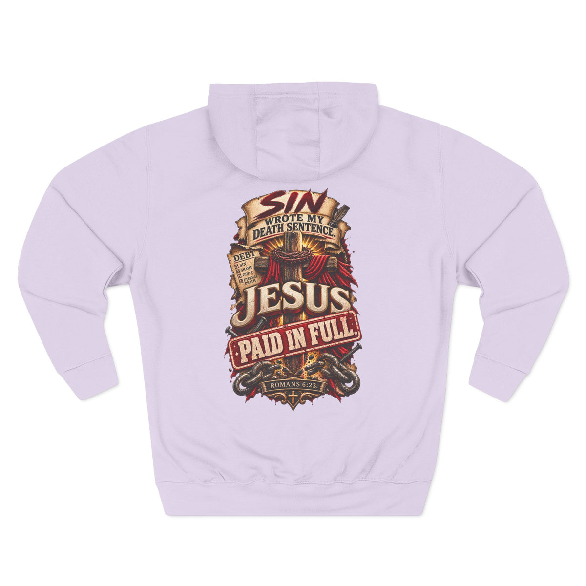 Jesus Paid in Full - Graphic Fleece Pullover