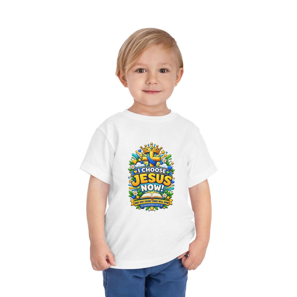 I Choose Jesus Now Toddler Tee