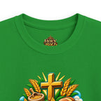 Kids T‑Shirt — "When the World Can't Provide, God Provides" Christian Tee