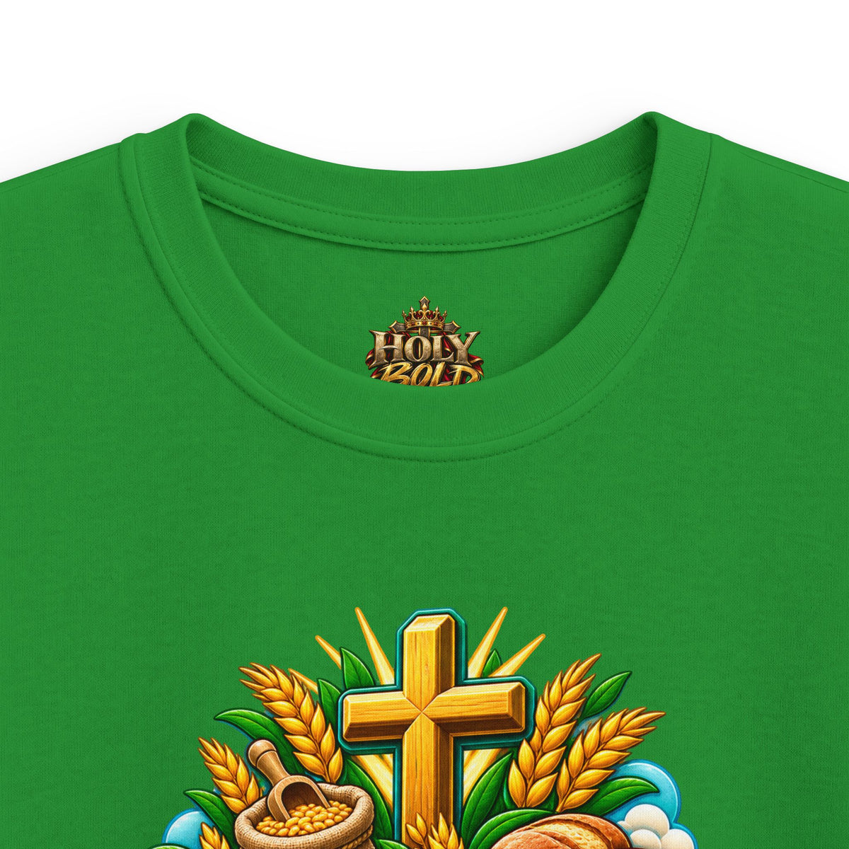 Kids T‑Shirt — "When the World Can't Provide, God Provides" Christian Tee