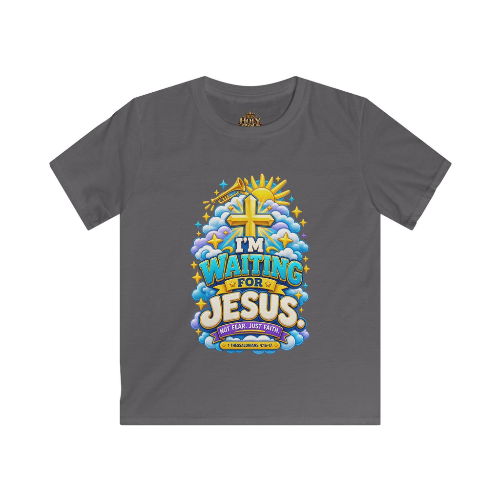 Kids Tee — "I'm Waiting for Jesus"