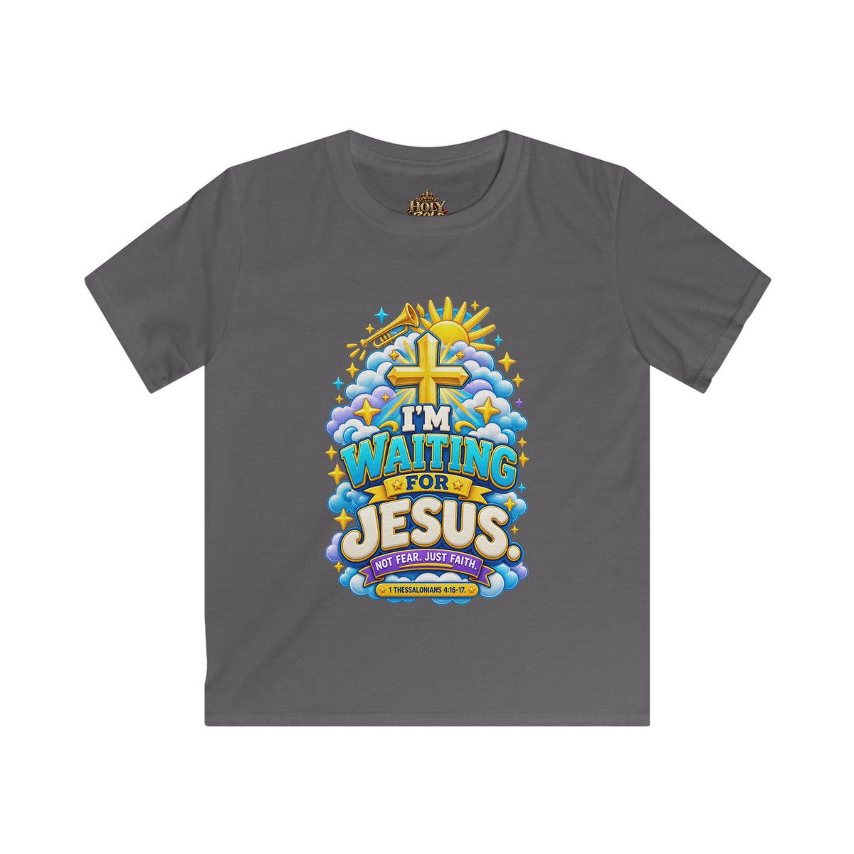 Kids Tee — "I'm Waiting for Jesus"